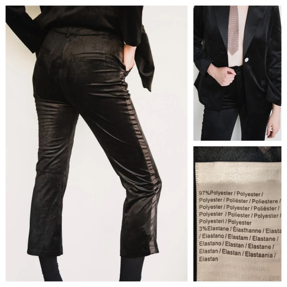 Black Velvet pants - Picture 6 of 13